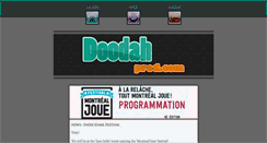 Desktop Screenshot of doodahprod.com